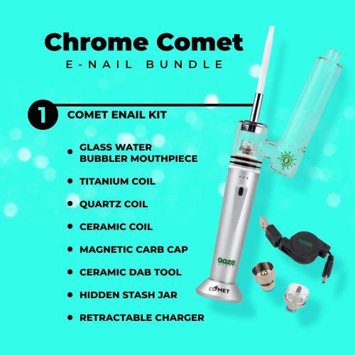 OL24 B017 ChromeCometE NailDabRigKit HOVER