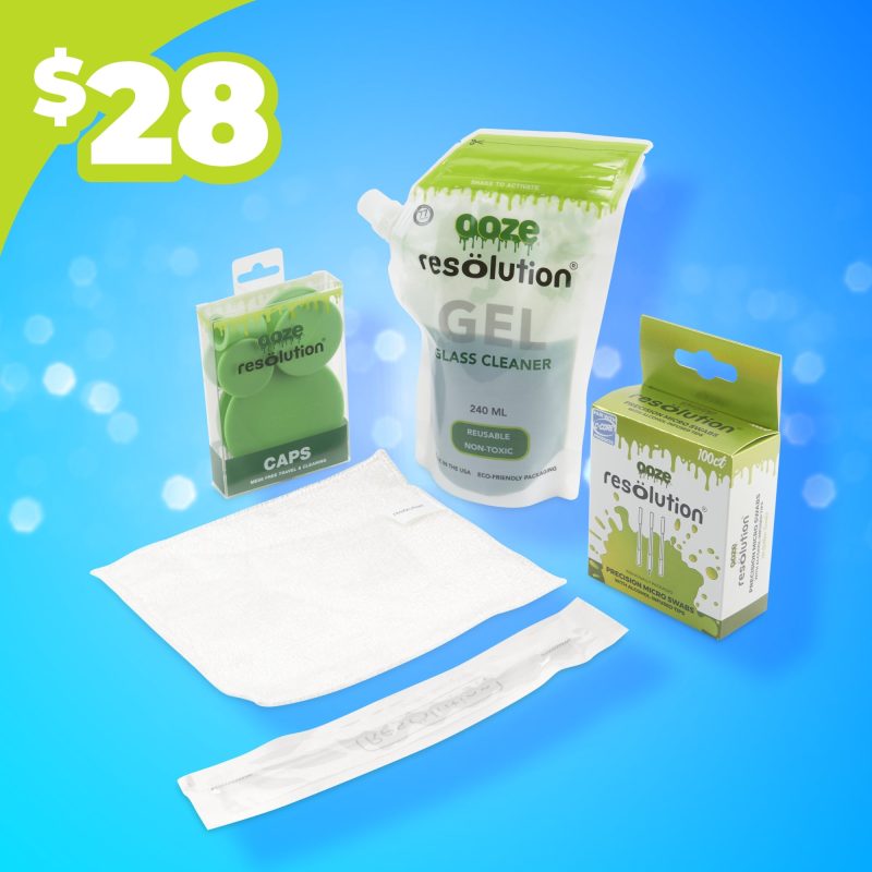 OL24 B017 OozeResolutionSpotlessCleaningKit Green MAIN