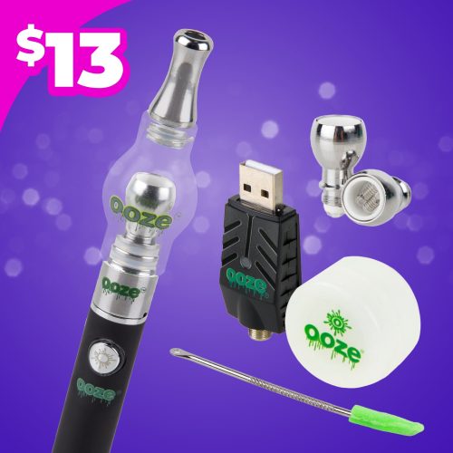 Ooze Gusher Glass Globe Vaporizer Kit